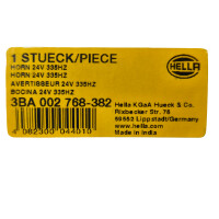 Hella 3BA 002 768-382 Elektrische Signalhornanlage f....