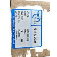 SET Inhalt 10 Stück!!! Smitt G11-L-D024 Relaissystem...