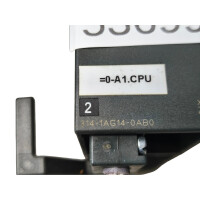 Siemens 6ES7 314-1AG14-0AB0 Zentrale Steuerungseinheit SIMATIC S7-300 CPU 314