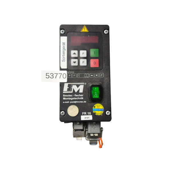 fimotec-fischer 620502 Steuerungsgerät für Schwingförderer FR 16