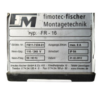 fimotec-fischer 620502 Steuerungsgerät für Schwingförderer FR 16