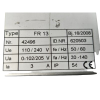 fimotec-fischer FR 13 Industrielles Steuerungsgerät...