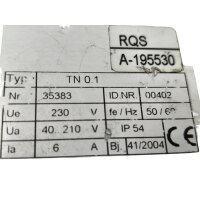 fimotec-fischer TN 01 Steuergerät 00402