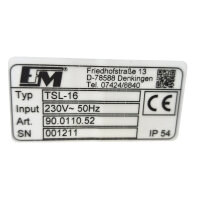 Schalter defekt!!! fimotec-fischer TSL-16...