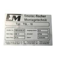 Schalter defekt!!! fimotec-fischer TSL-16 FüllstandsSteuergerät
