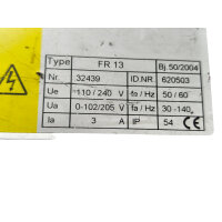 Gehäuse gebrochen!!! fimotec-fischer FR 13 Steuergerät für die Zuführ- und Montagetechnik