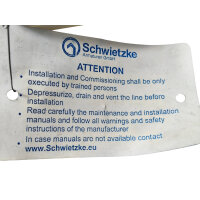 GEMÜ DN 20 DA 25 Kunststoffmembran-Ventil PVDF PN 10