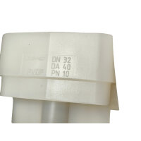 GEMÜ DN 32 DA 40 PVDF PN 10 Ventilkörper für Membranventil