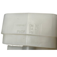 GEMÜ DN 32 DA 40 PVDF PN 10 Ventilkörper für Membranventil