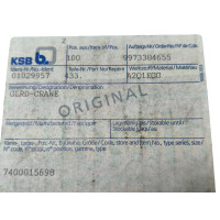 KSB 01029957 Gleitringdichtung 7400015698 HGM 4/5