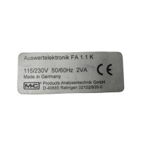 M&C FA 1.1 K Auswertelektronik
