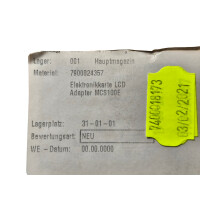 Sick MCS100E LCD-Adaperplatine 590132.1984.01096 6027402