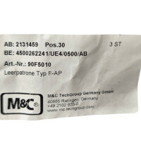 SET Inhalt 2 Stück!!! M&C 90F5010 Leerpatrone...