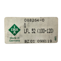 INA (Schaeffler) LFL 52 (100-120) Standard-LAufwagen für Laufrollen-Linearführungen