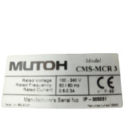 Mutoh CMS-MCR 3 Beschriftungsplotter