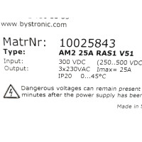 Bystronic AM2 25A RAS1 V51 Frequenzumrichter 10025843