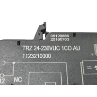 SET Inhalt 5 Stück!!! Weidmüller TRZ 24-230VUC 1CO AU Koppelrelais 1123210000