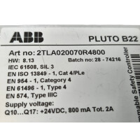 ABB PLUTO B22 Sicherheits-SPS 2TLA020070R4800