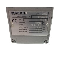 Becker VT 4.8 Drehschieber-Vakuumpumpe 7,6m³/h / 8,7m³/h