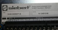 Siebert SX48-240 08-P1-B Alphanumerische Digitalanzeige Textanzeige