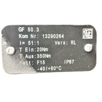 AUMA SAR 07.1-F07 Drehantrieb Aktuator Stellantrieb 2314MD85082  GF 50.3 Z025.565