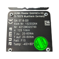 AUMA SA 07.6-G0 Drehantrieb Aktuator Stellantrieb 4212MD25790