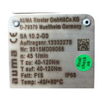 AUMA SA 10.2-G0 Drehantrieb Aktuator Stellantrieb 3515MD08058