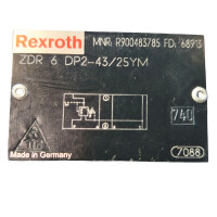 Rexroth ZDR 6 DP2-43-25YM Druckventil Hydraulikventil R900483785