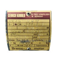 Georgii Kobold KOD 446-1A MB WK RD Bremsmotor Elektromotor 0261213