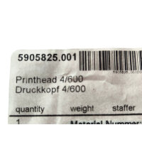 cab D00244X Druckkopf Printhead 24 dot 600dp 36994703