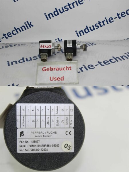 Pepperl Fuchs 126677 Encoder RVI58N-014ABR66N-05000