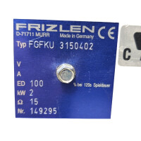 Frizlen FGFKU 3150402 Bremswiderstand 2kW