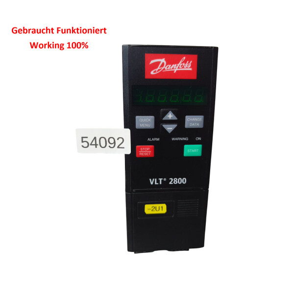 Danfoss VLT 2800 Frequenzumrichter VLT2805PT4B20STR1DBF00A00C0 195N1003