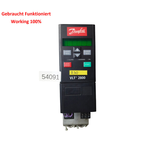 Danfoss VLT 2800 Frequenzumrichter VLT2807PT4B20SBR1DBF00A00 195N1016