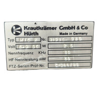 Krautkrämer MicroDur II MIC 2...