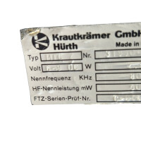 Krautkrämer MicroDur MIC 2 Härteprüfgerät 31990-664 mit Ladegerät