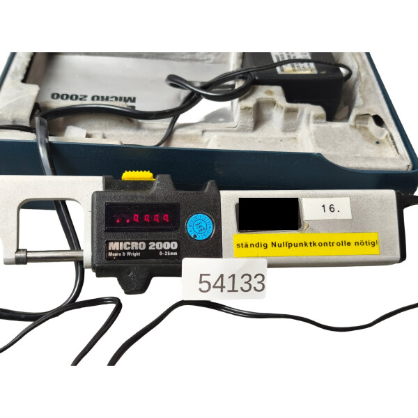 Moore & Wright Micro 2000 0-25mm digitale metrische Mikrometer