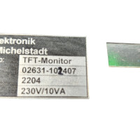 Woyda Elektronik TFT-Monitor Zeichnungsnr 02631-102407