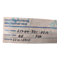 Depac S17-04-301-0014 Gleitringdichtung 7400018168