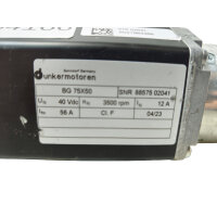 Dunkermotoren BG 75X50 Motor 3500 rpm 40V 12A
