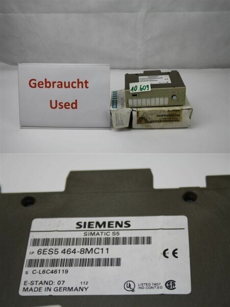 Siemens 6ES5 464-8MC11  E-STAND 07   6ES5464-8MC11