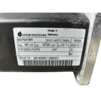 Dunkermotoren BG75X75PI Motor 3700 rpm 40V 8857509992