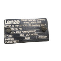 Lenze GST07-1S Getriebemotor MDSKSRS071-33 servomotor...