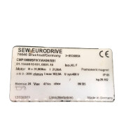SEW-EURODRIVE CMP100M-BP-KY-AK0H-SB1 Servomotor 3000 rpm 01.1344615101.0001.10