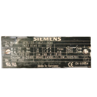 Siemens 1FT6105-1AC71-3EH1 Servomotor 2000 rpm  298V