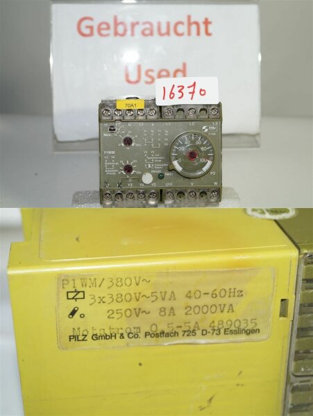 PILZ  P1WM/380V  489035 Wirkleistungsmesser