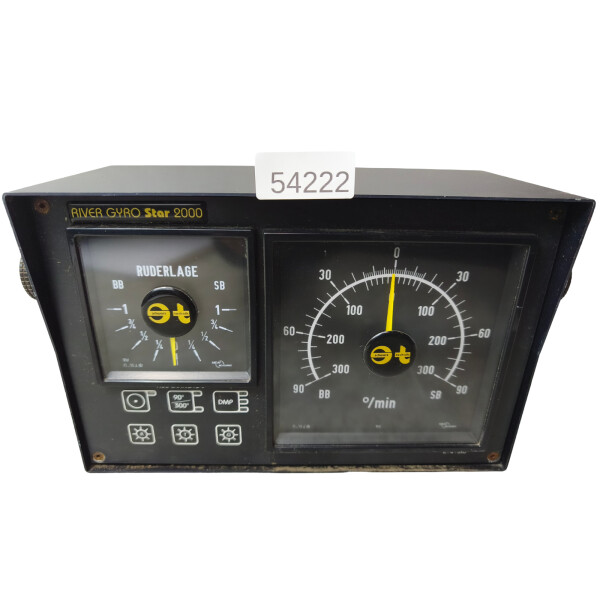 Schwarz River Gyro Star 2000 Ruderlageanzeige Schwenkratenanzeige 609871