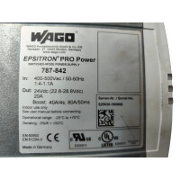 WAGO 787-842 EPSITRON PRO Power Netzteil 400-500V 24V 825638