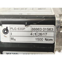 Dunkermotoren BG 65x50 Getriebemotor PLG 63SP 40V 186W