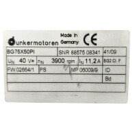 Dunkermotoren BG 75X50PI Getriebemotor Servomotor 8857508341